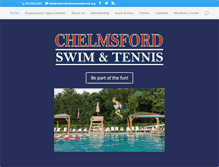 Tablet Screenshot of chelmsfordswimandtennis.org